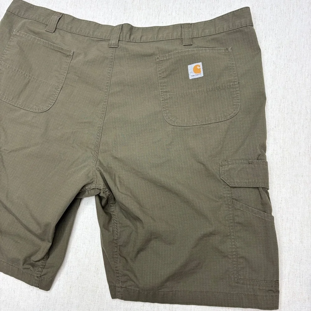 Carhartt Force Relaxed Fit Ripstop Cargo Work Shorts Mens 48 Olive Green 11